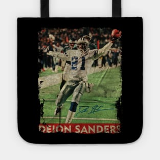 TEXTURE ART-Deion Sanders - RETRO STYLE 4 Tote