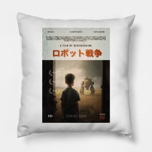 Robot War 5 Tokyo Retro Pillow