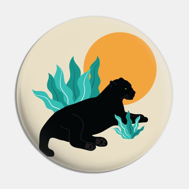 Sunday chillout with black panther Pin by grafart