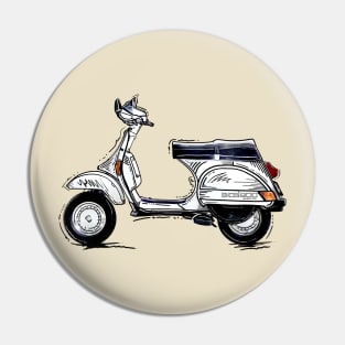 Daddy's scooter Pin