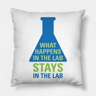 Chemistry - What Happens In The Lab Pillow