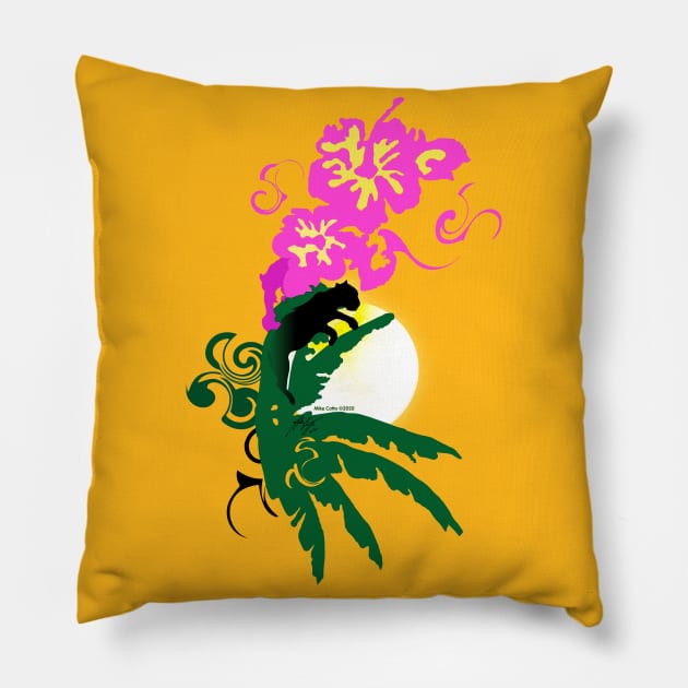 Tropicalia in the Air Pillow by MikeCottoArt