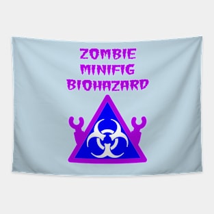 ZOMBIE MINIFIG BIOHAZARD Tapestry