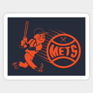 Play Ball! Mets Baseball Mascot Mr Met - New York Mets - Sticker