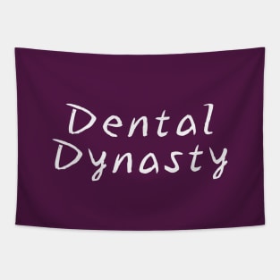 Dental Dynasty - Just Floss Funny Dentistry Tapestry