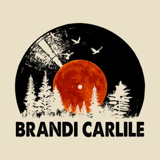 Brandi Name Record Music Forest Gift T-Shirt