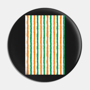 Irish splatter stripes Pin