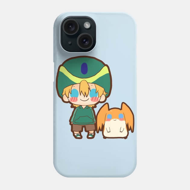 tk & patamon Phone Case by Potaaties