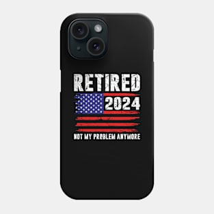 Retired 2024 Retirement Phone Case