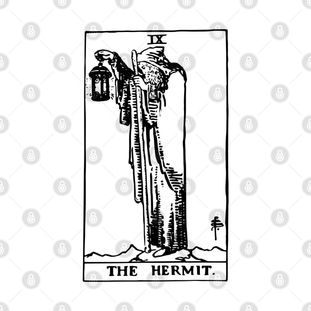 Tarot Card - Hermit by isstgeschichte