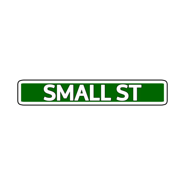 Small St Street Sign by Mookle