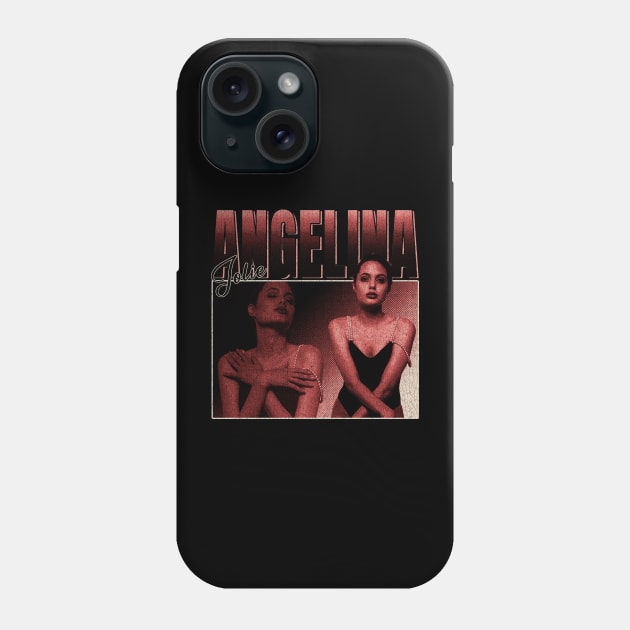 Angelina Jolie Phone Case by Fewclipclop