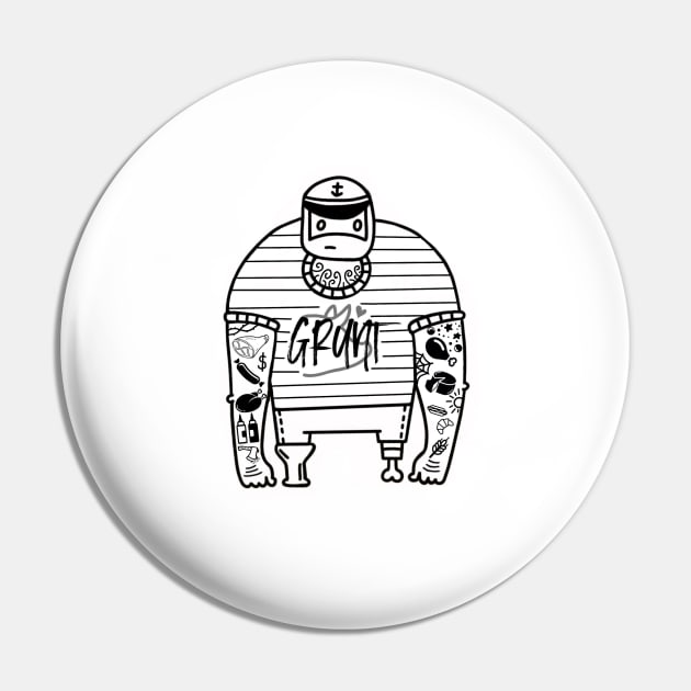 Grunt collab Pin by TRP613