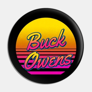 Buck Personalized Name Birthday Retro 80s Styled Gift Pin