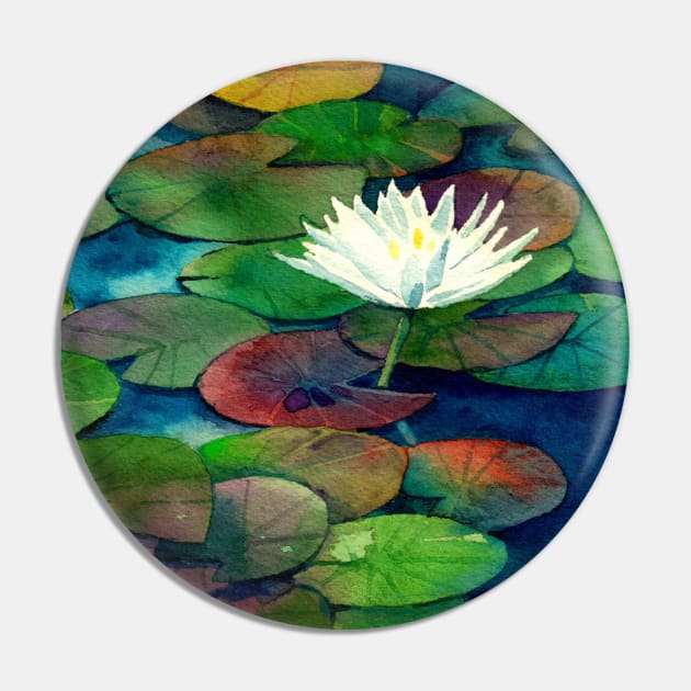 Saturday Lilypads Pin by JCPhillipps