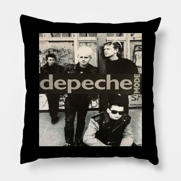 Depeche Mode Pillow by EricBoi-Modern Surrealism 