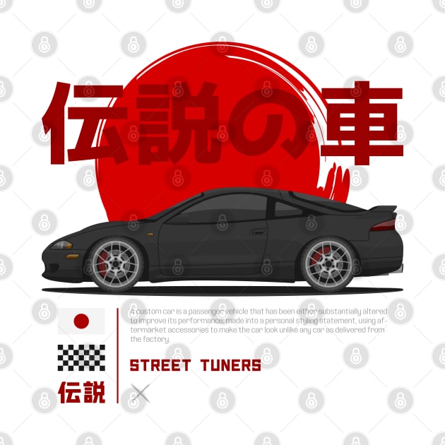 Tuner Black Eclipse 2GA JDM by GoldenTuners