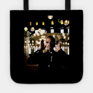 Malcolm X praying Tote