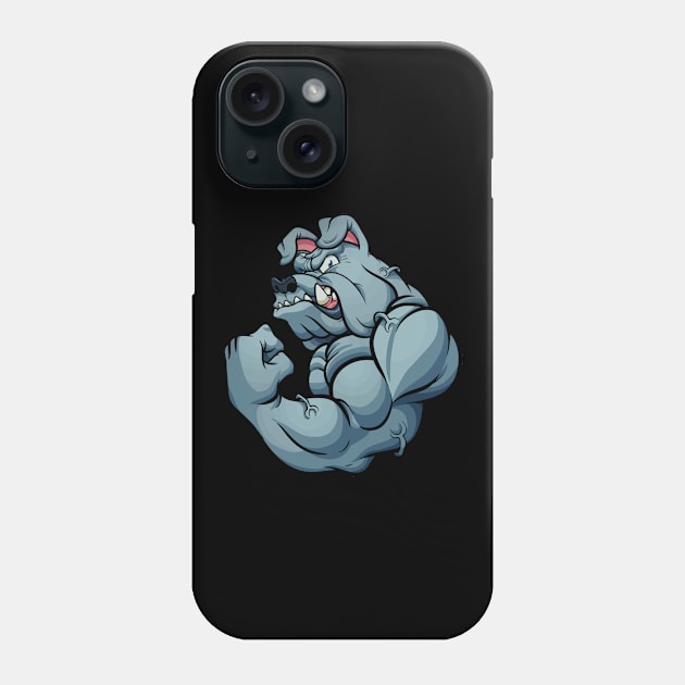 Bulldog Phone Case by qazim r.