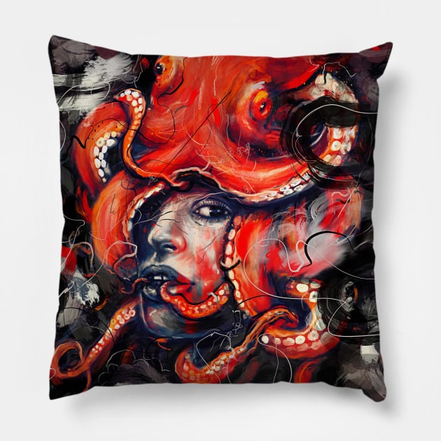 Empress Octo Pillow by nicebleed