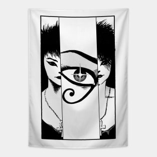 Deathly Eye (black) Tapestry