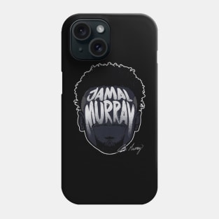 jamal murray player silhouette Phone Case