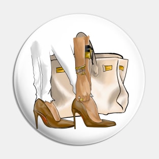 Shoes and handbags Pin