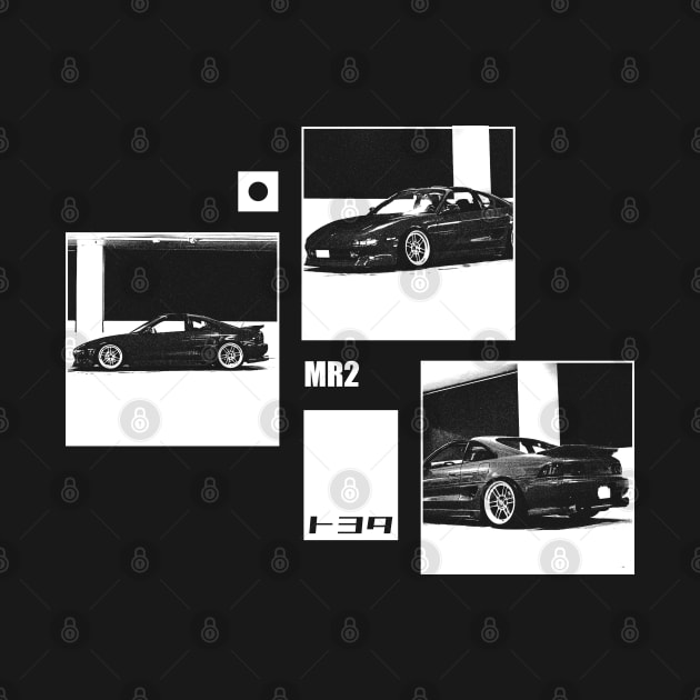 TOYOTA MR2 MK2 Black 'N White Archive (Black Version) by Cero