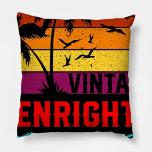 Vintage Enright Limited Edition, Surname, Name, Second Name Pillow