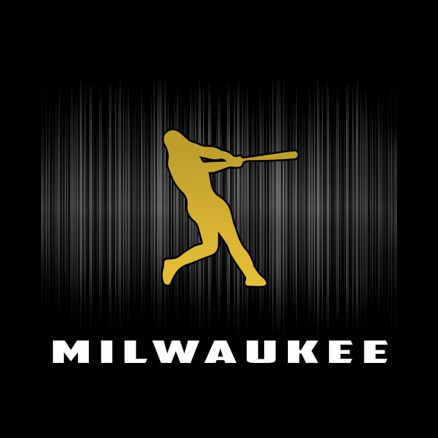 Miwaukee Retro Baseball Souvenir I Love Miwaukee Men Women by Jhon Towel