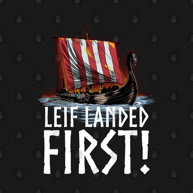 Medieval Norse History - Leif Landed First - Viking Longship by Styr Designs