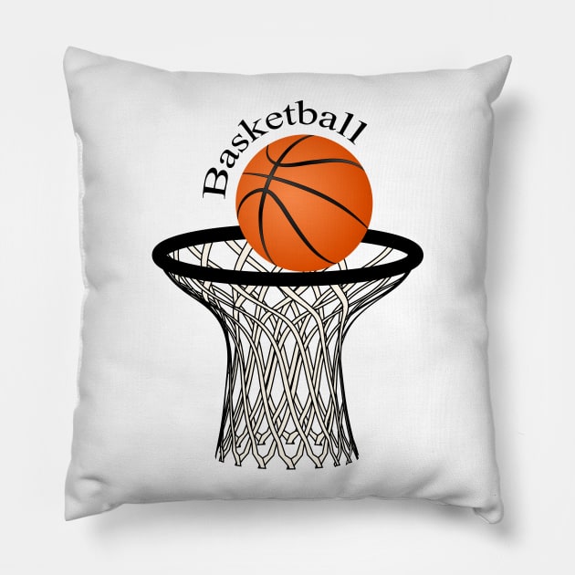 Basketball Pillow by Designoholic