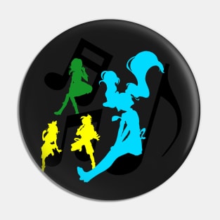 Miku, Rin, Len, Gumi Vocaloids Pin