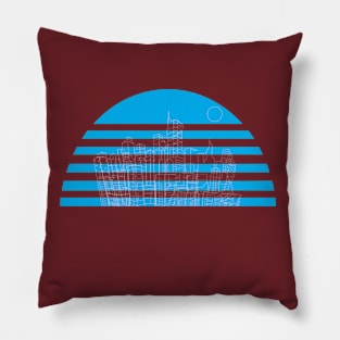 Sunset City Pillow