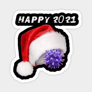 COVID SANTA Happy new Year 2021 Magnet