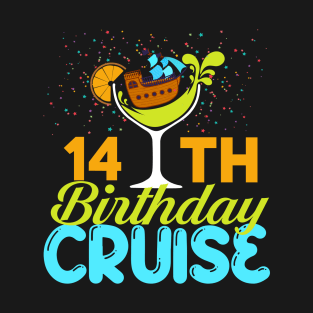 Funny 14th Birthday Cruise T-Shirt