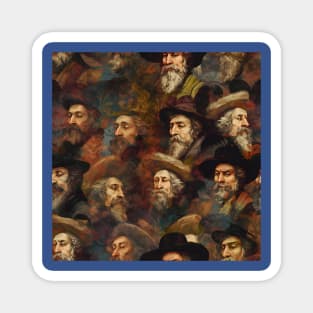 Rembrandt Paintings Mashup Magnet