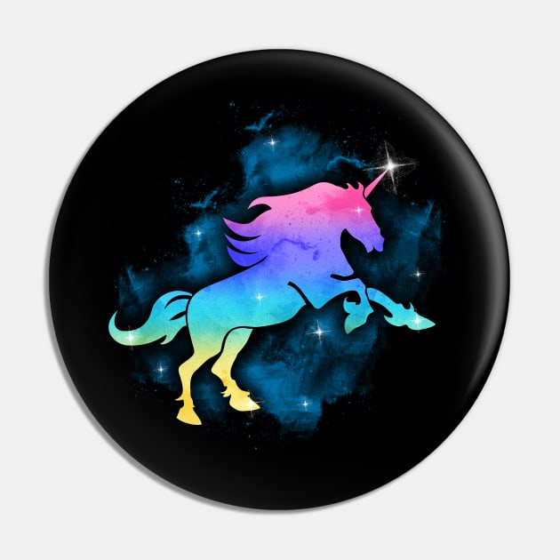 Galaxy Unicorn Pin by theglaze