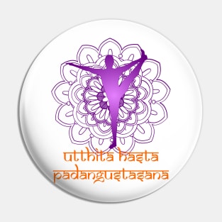 Utthiita Hasta Padgustasana Yoga Pose Pin