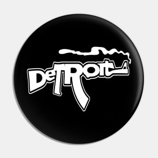 Detroit Smoking Gun (AK Style) Pin