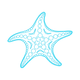 Starfish (blue/white) T-Shirt