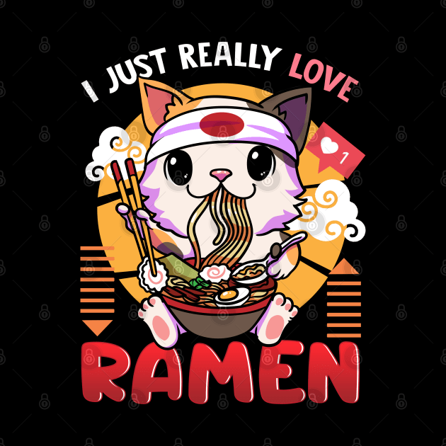 Ramen and cats anime gifts Japanese stuff by aneisha