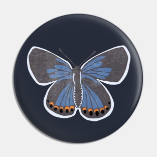 Karner Blue Butterfly Pin