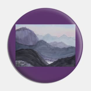 Sunrise in mountains Pin