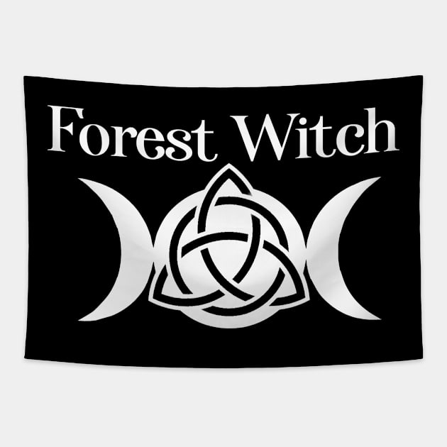 Wicca Witchcraft Forest Witch Tapestry by ShirtFace