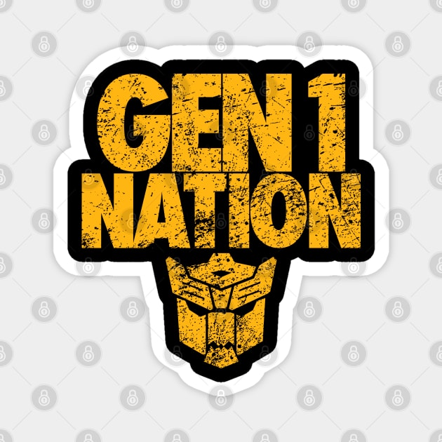 TRANSFORMERS GEN1 NATION - Dinobots Magnet by ROBZILLA