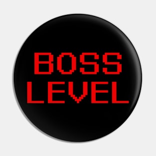 Boss Level Pin