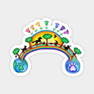 Pet Rainbow Bridge Journey Magnet