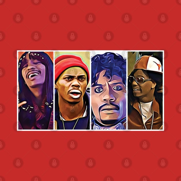 Many Faces of Dave Chappelle by hellomammoth