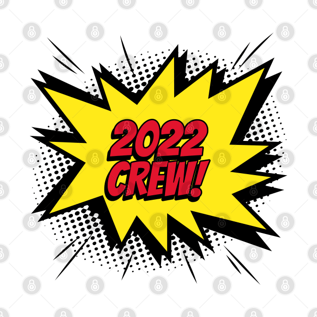 2022 crew comic kapow style artwork by Created by JR